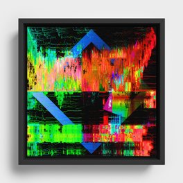 navigating agony [067194] Framed Canvas