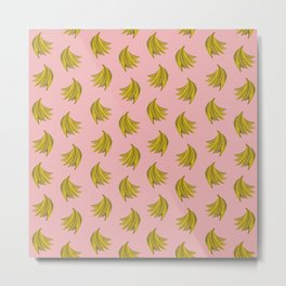 thanks a bunch banana pattern Metal Print