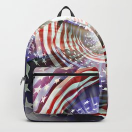 America's Spiral Backpack | Americanflag, Graphicdesign, Starsandstripes, Spiral, Digital, Icon, Waving, Symbol, Usa, Unitedstates 