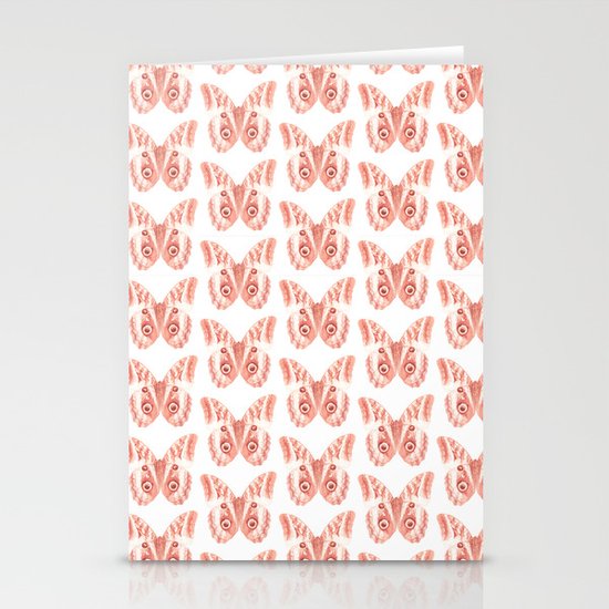 Butterfly Pattern Stationery Cards