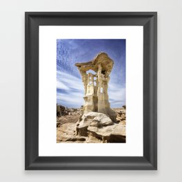 Alien Throne Framed Art Print