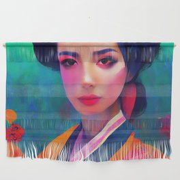 Geisha, Portrait Wall Hanging