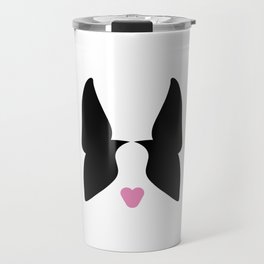 Boston Terrier Heart Travel Mug