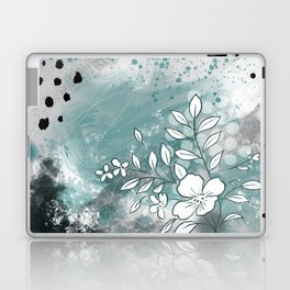 Flowers and spots design Laptop & iPad Skin