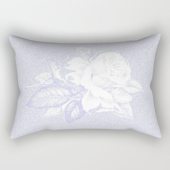 Blue rose Rectangular Pillow