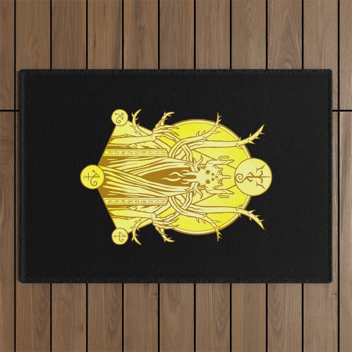 The King in Yellow Outdoor Rug