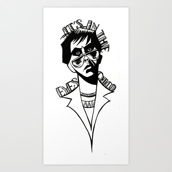 It's In the Eyes Chico Art Print