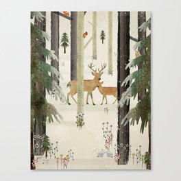 nature's way the deer Canvas Print