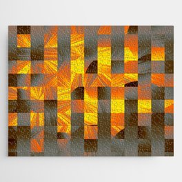 Abstract in Black Frame Jigsaw Puzzle