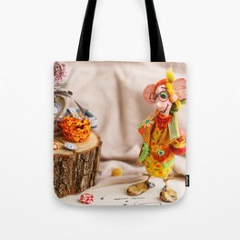 playful fairy sewn pupet Tote Bag