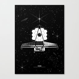 James WEBB Telescope Canvas Print