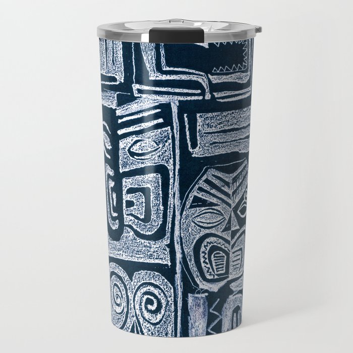 tribal pattern Travel Mug