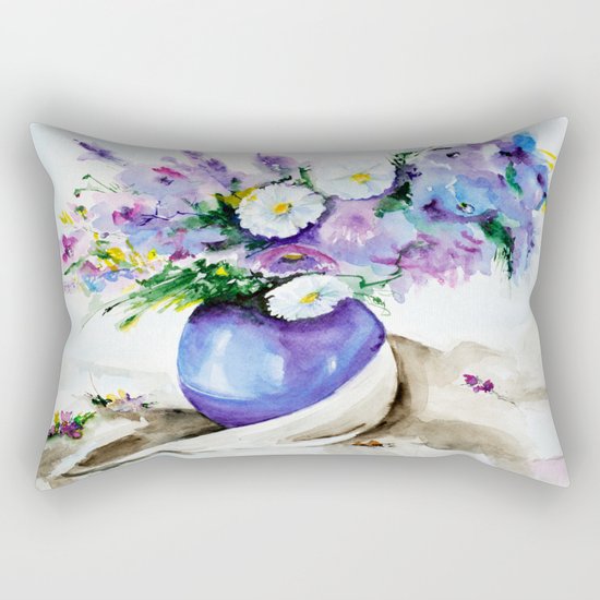 bouquet of flowers Rectangular Pillow