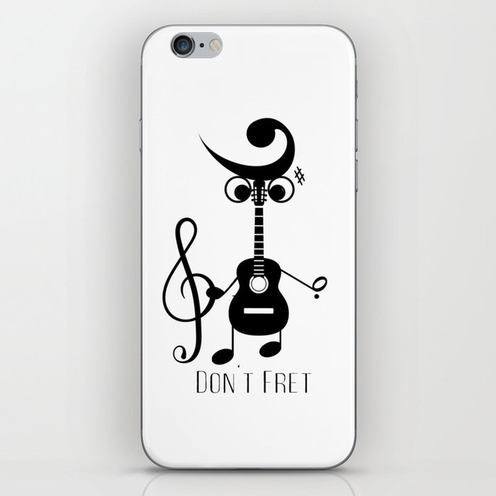 Funny Minimalist Guitar Pt.2 iPhone Skin