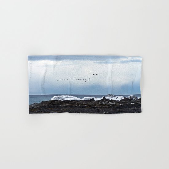 Winter Flight Hand & Bath Towel