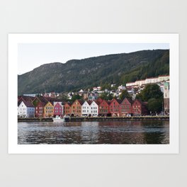 Bergen, Norway Art Print
