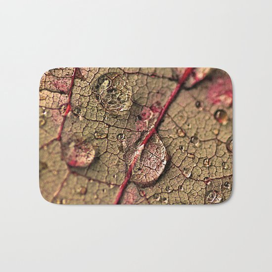 Water drops. Bath Mat