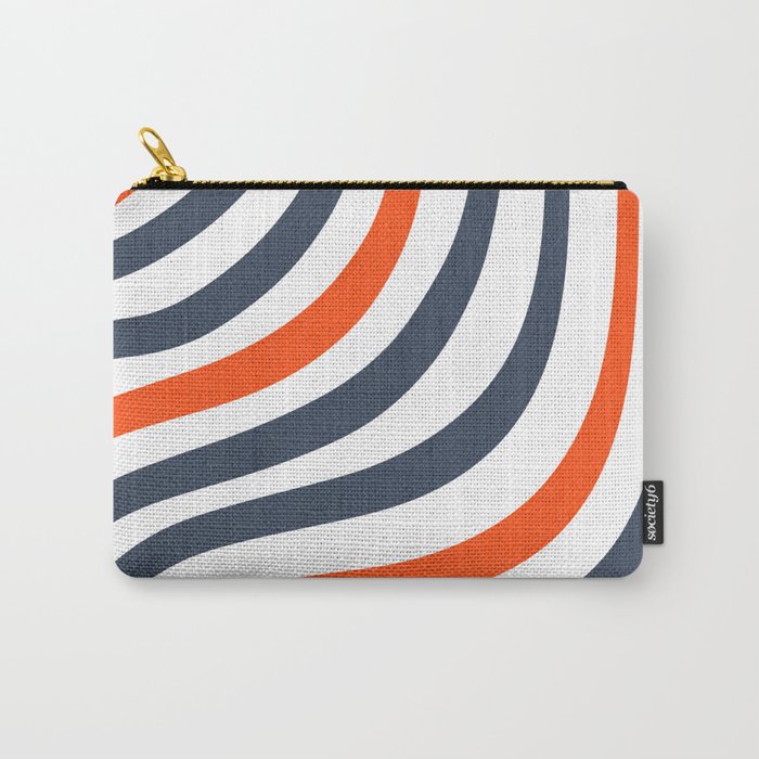 Red White and Blue Stripes Carry-All Pouch
