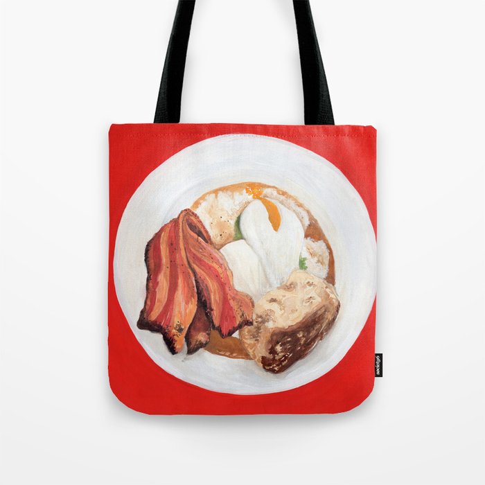 Bacon, Eggs, Biscuits, Grits and Gravy Tote Bag