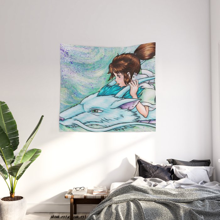 Spirited away wall tapestry best sale