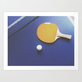 Ping pong Art Print