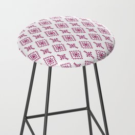 Magenta Native American Tribal Pattern Bar Stool