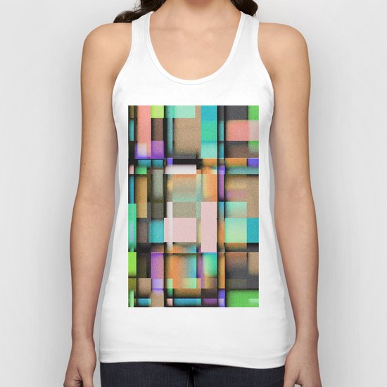 Geometric. Unisex Tank Top