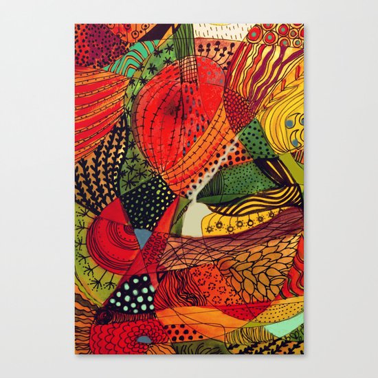 le coeur Canvas Print