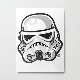 Stormtrooper Stare Metal Print | Graphicdesign, Digital, Goinapestudios, Helmet, Empire, Stormtrooper 