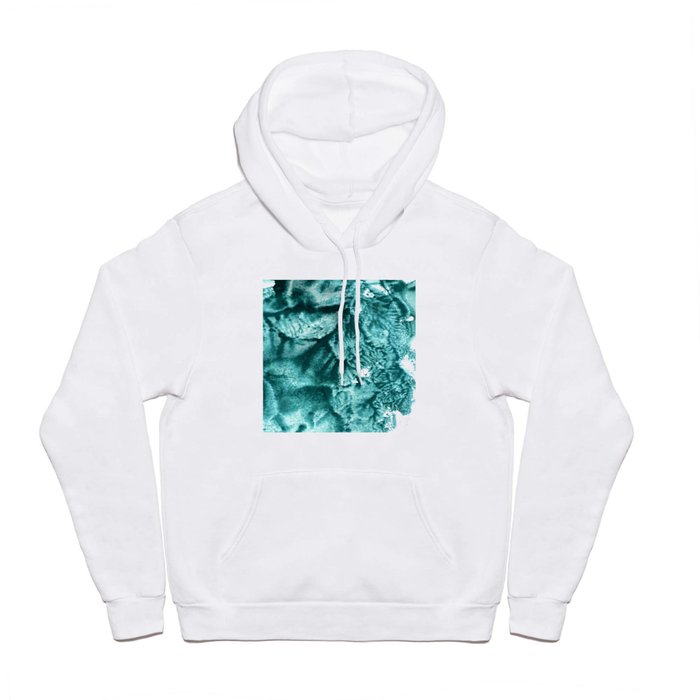 dark green ink blob Hoody