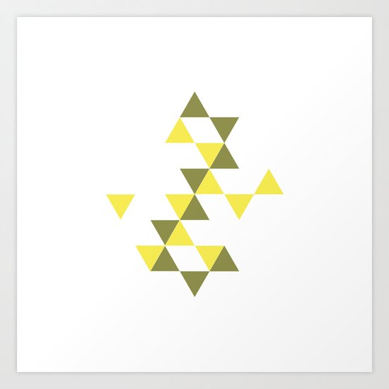 #322 Stars aligning – Geometry Daily Art Print