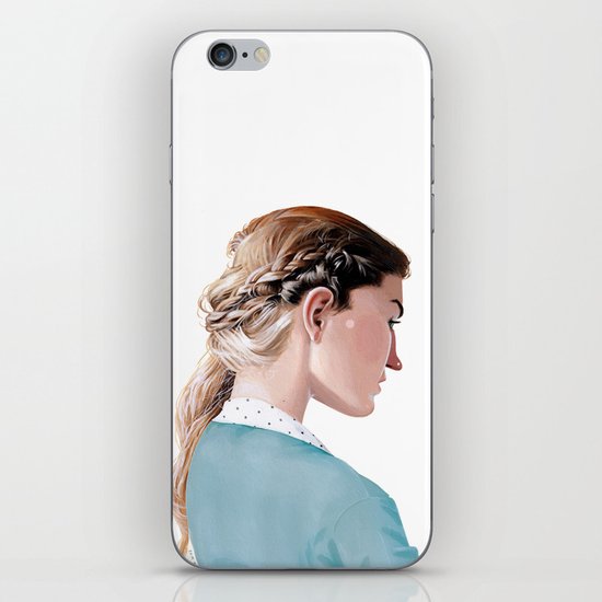 Blond Girl iPhone & iPod Skin