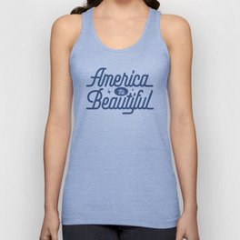 America the Beautiful - Blue Tank Top