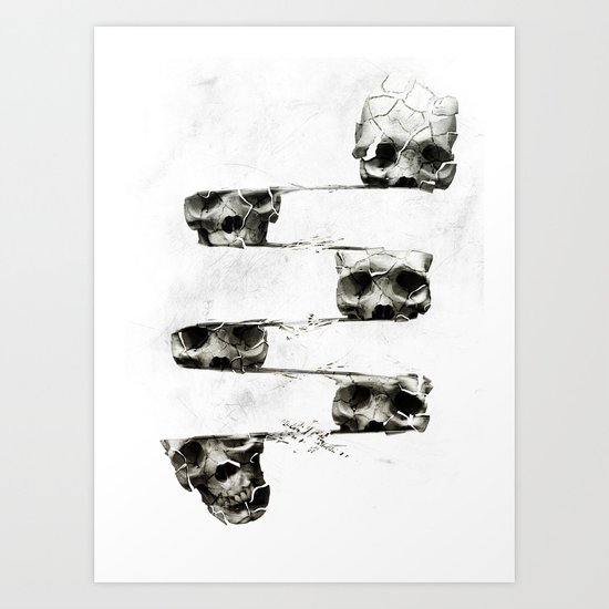 SKULL 3 Art Print