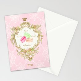 French Patisserie Macarons Stationery Card