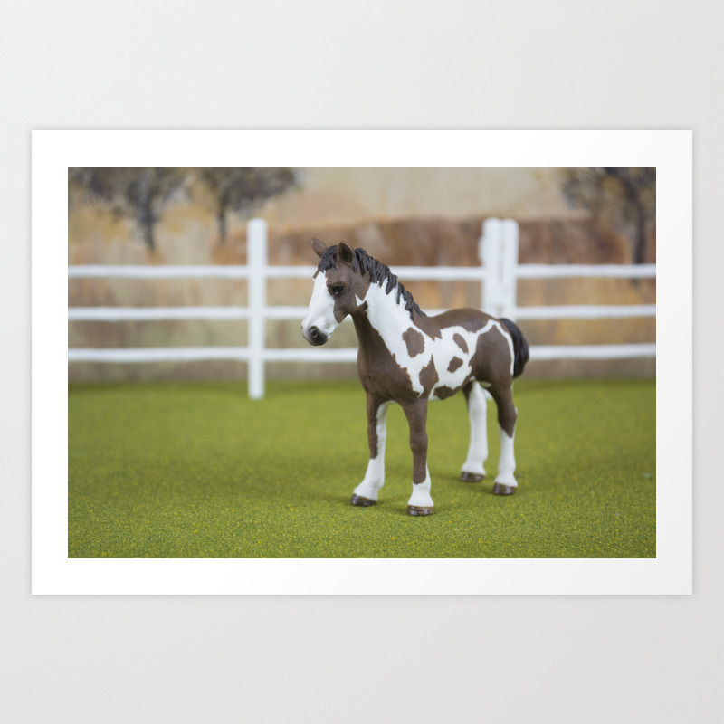 The Little Painted Pony Art Print By Someotherness Society6