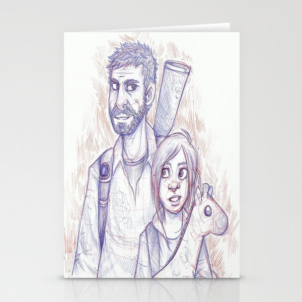 Ellie and Joel Stationery Cards