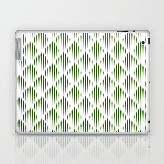 Green Abstract Pattern Laptop & iPad Skin