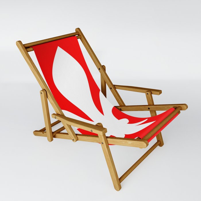 Red sling sales chair