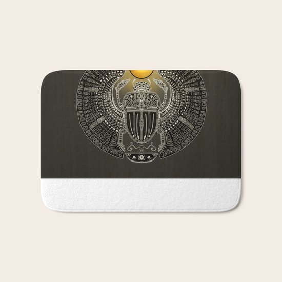 Sacred Scarab. Bath Mat