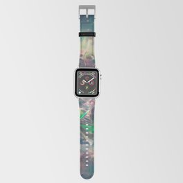 "Space Grass #2" • Unique Trippy Stoner Semi-Abstract Art • Perfect For Stoner/Tripping/Chill Rooms Apple Watch Band