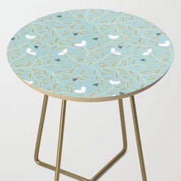 Flutter Blue Side Table