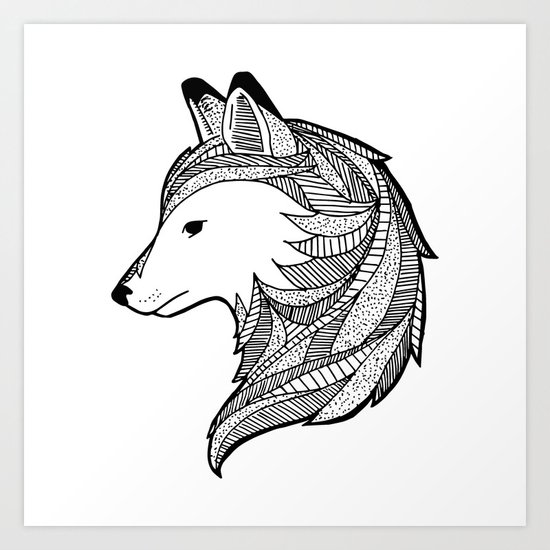 Wolf Art Print