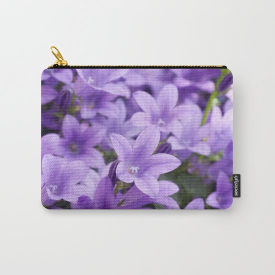 DREAMY - Purple flowers - Bellflower in the sun #1 Carry-All Pouch