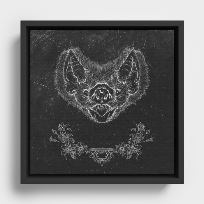 Bat Framed Canvas