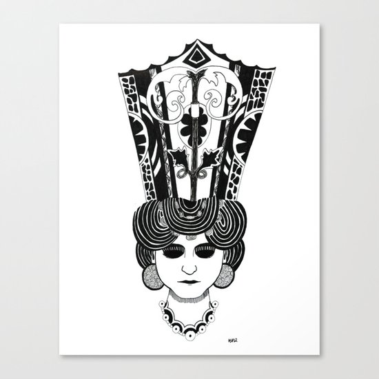 Crowned Canvas Print