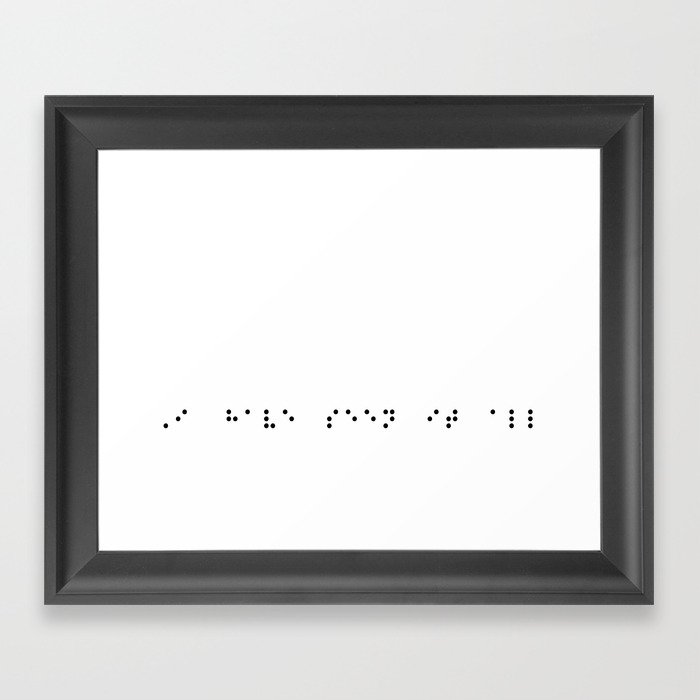 I have seen it all Framed Art Print