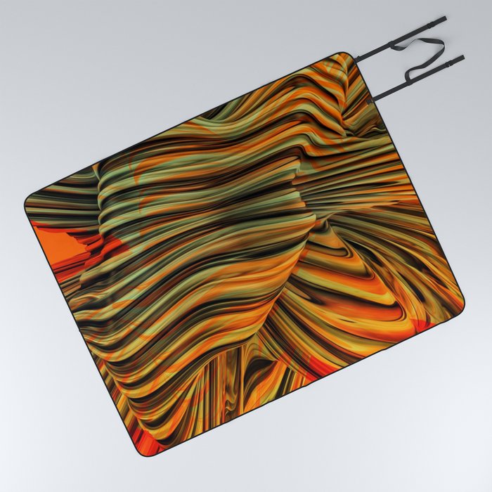 Knotted No1 Picnic Blanket by Artistic Home Accessories Society6