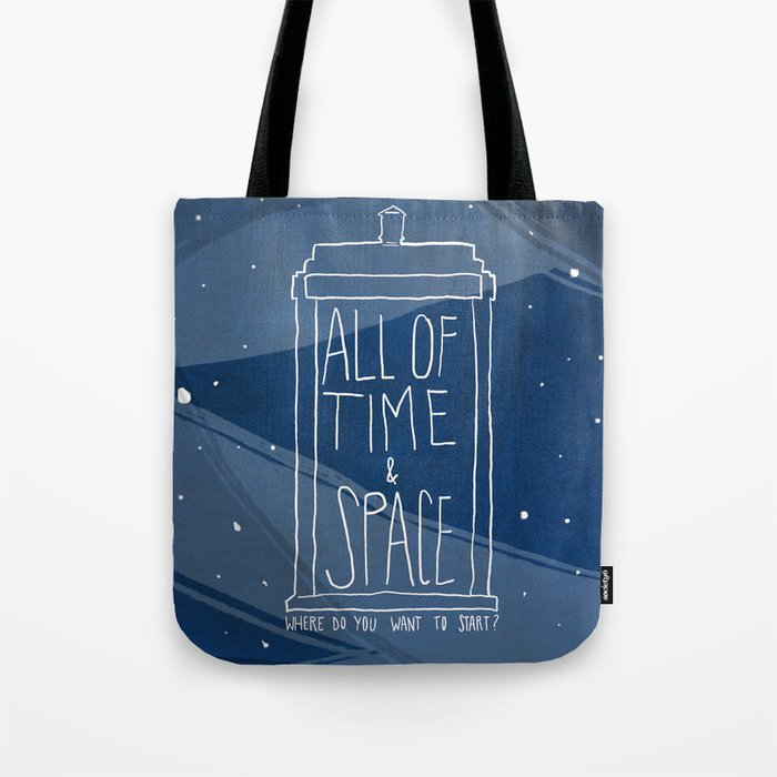 All Of Time And Space Tote Bag