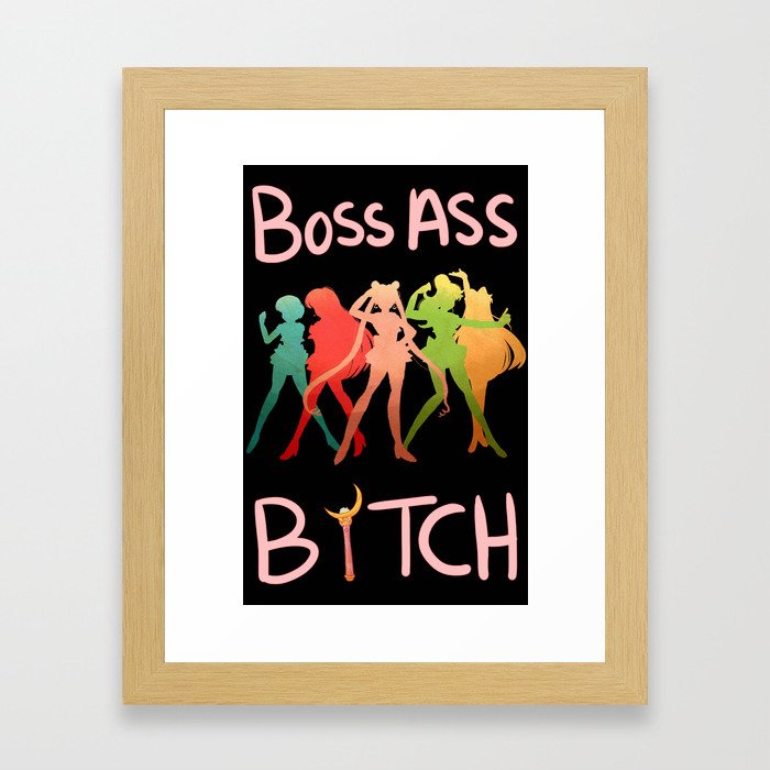 Boss A$$ B*tch Framed Art Print